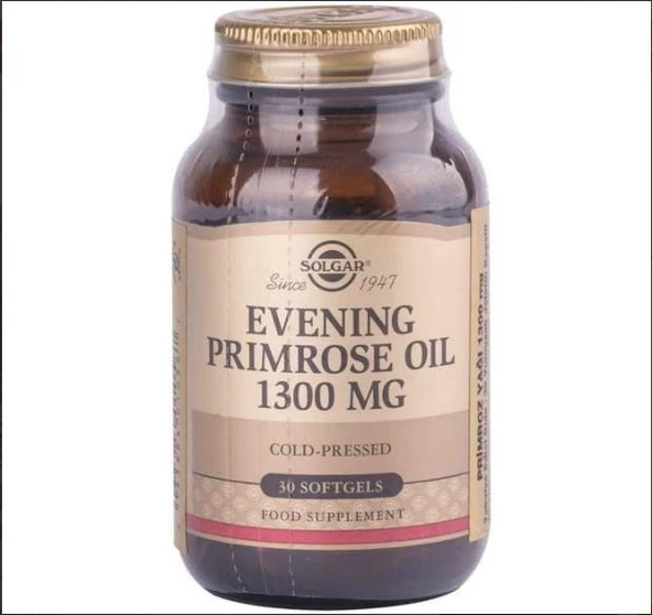 Solgar Evening Primrose Oil 1300mg 30 Kapsül ürün görseli 1