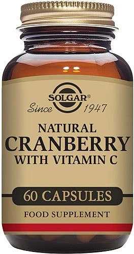 Solgar Cranberry With Vitamin C 60 Kapsül ürün görseli 1
