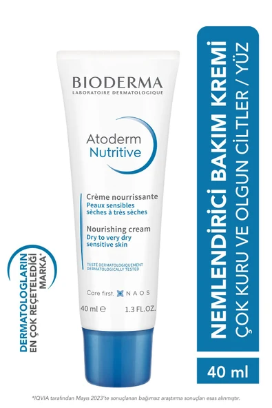 ATODERM NUTTRİYON VERY DRY SKIN SKIN RENEWAL FACE CREAM AVOCADO-SHEA OIL 40 ML GKHAİR326 ürün görseli 1