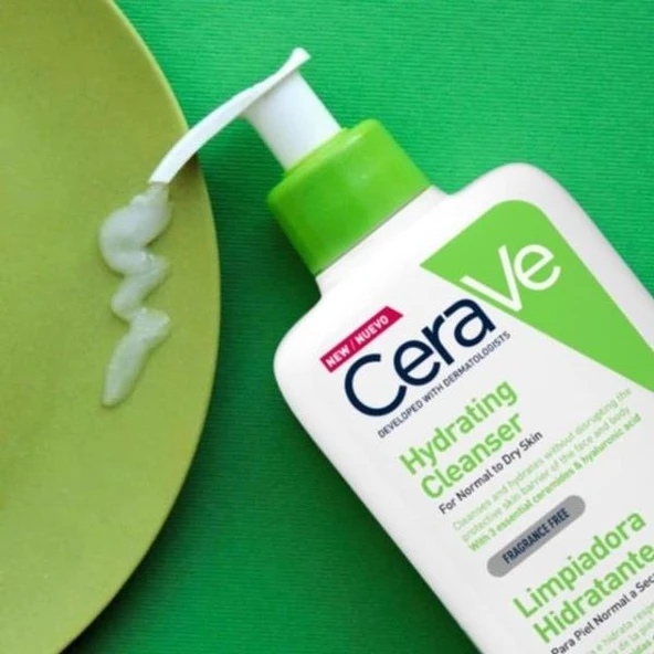 Cerave Hydrating Cleanser Nemlendiren Temizleyici 236 ML - Diş Beyazlatıcı Köpük Hediye ürün görseli 1