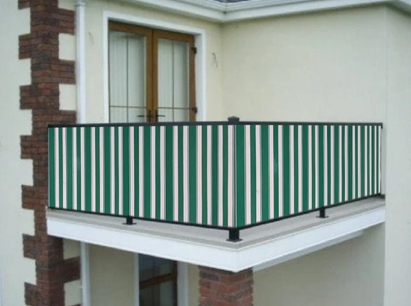 Ceylan Home Balkon Demiri Perdesi Kuş Gözü Her Ölçüde Özel Dikim Yeşil ürün görseli 1