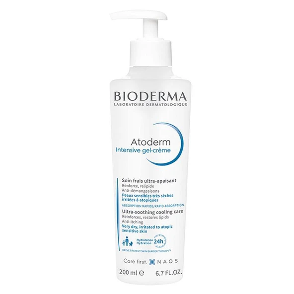 Bioderma Atoderm Intensive Gel Creme 200 ml - Diş Beyazlatıcı Köpük Hediye ürün görseli 1
