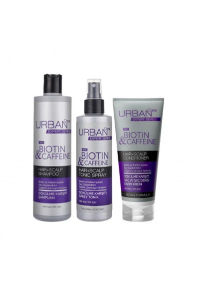 Expert Biotin Ve Kafein Dökülme Karşıtı Seti Şampuan 350 ml-Saç Kremi 200 ml- Saç Toniği 200 ml ürün görseli 1