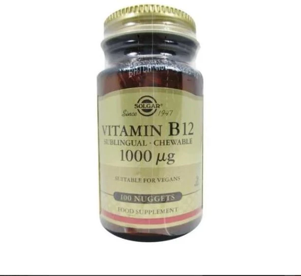 Solgar Vitamin B12 1000mcg 100 Tablet ürün görseli 1