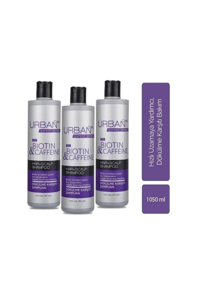 Expert Biotin & Kafein Şampuan 350 ml x 3 ürün görseli 1