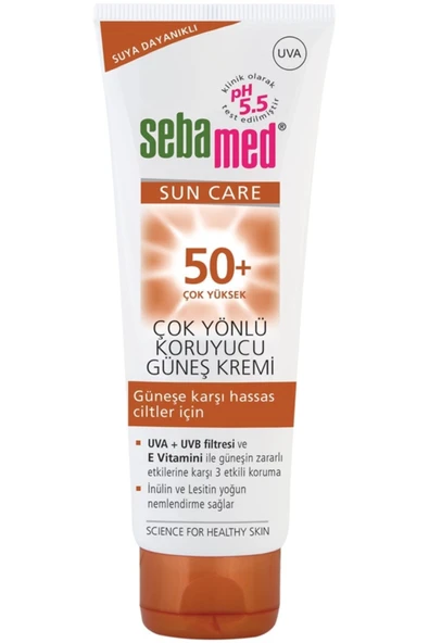 Marka: Sun Care Suya Dayanıklı Spf 50+ Çok Yönlü Koruyucu Güneş Kremi 75 Ml Kategori: El Kr ürün görseli 1