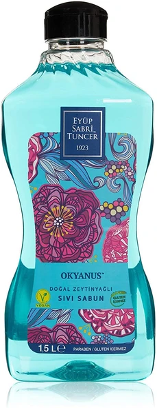Eyüp Sabri Tuncer Doğal Zeytinyağlı Sıvı Sabun Okyanus 1,5 L Pet Şişe ürün görseli 1