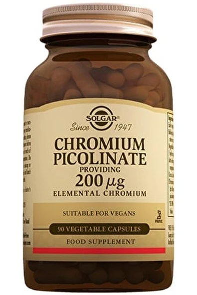 Solgar Chromium Picolinate 200 mcg 90 Kapsül ürün görseli 1