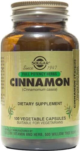 Solgar Cinnamon 100 Kapsül ürün görseli 1