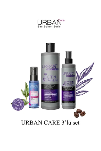 Expert Biotin & Kafein Şampuan 350 ML + Sprey Tonik 200 ML + Hyaluronik Asit Saç Bakım Serumu-75ML ürün görseli 1
