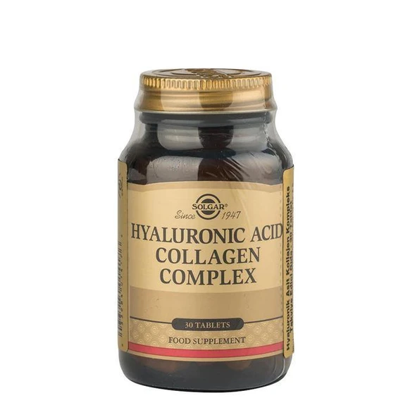 Solgar Hyaluronic Acid Collagen Complex 30 Tablet ürün görseli 1