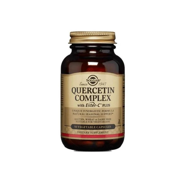 Solgar Quercetin Complex With Ester-C Plus 50 Kapsül ürün görseli 1