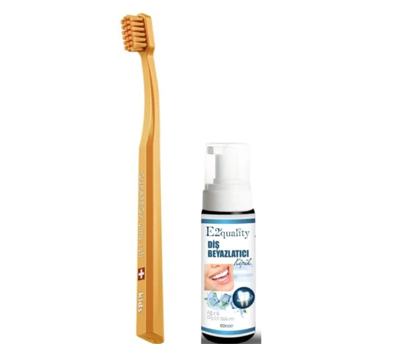 Curaprox Kids Ultra Soft Diş Fırçası - Diş Beyazlatıcı Köpük Hediye ürün görseli 1