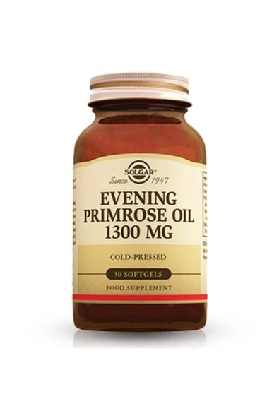 Solgar Evening Primrose Oil 1300 mg 30 Kapsül ürün görseli 1