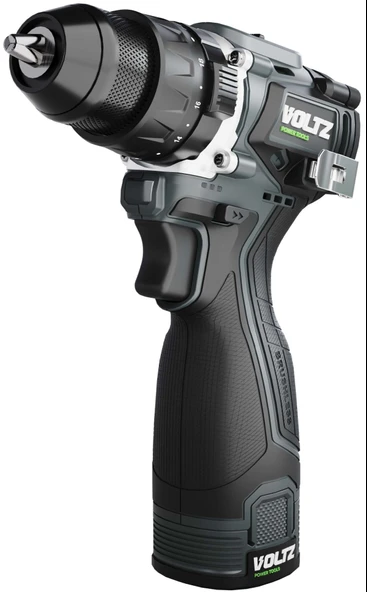 VOLTZ - 50 Nm - 16.8 Volt 2 Amper Akülü Darbeli Matkap Vidalama Seti 830 Gram (VZDR-16I) ürün görseli 1