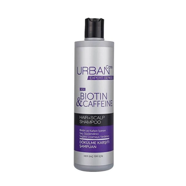Urban Care Biotin ve Kafein Saç Kökü Güçlendirici Hızlı Uzamaya Yardımcı Şampuan ürün görseli 1