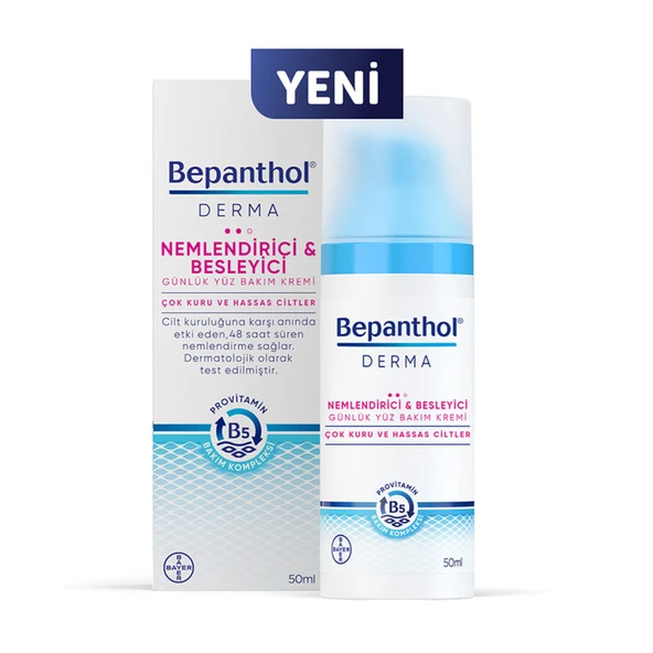 Bepanthol Derma Nemlendirici Besleyici Yüz Bakım Kremi 50 ml ürün görseli 1