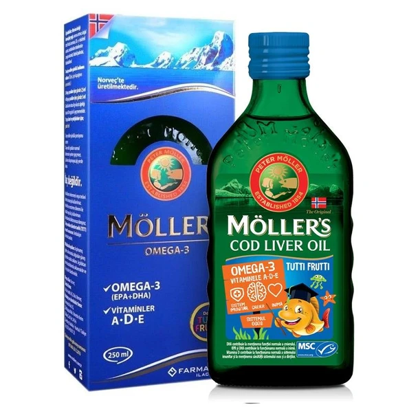 Möllers Omega-3 Balık Yağı Sıvı Formu 250 ml ürün görseli 1