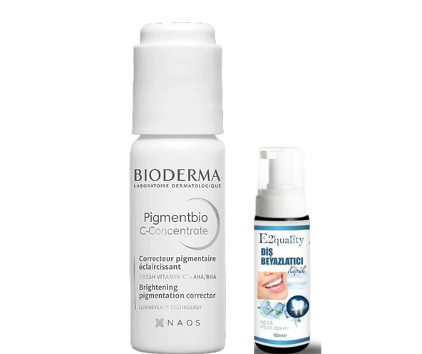 Bioderma Pigmentbio C-Concentrate 15 ml- Diş Beyazlatıcı Köpük Hediye ürün görseli 1