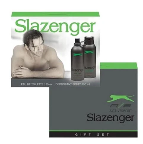 Slazenger Parfüm Edt 125ml + 150ml Erkek Deodorant Kofre Set Yeşil ürün görseli 1