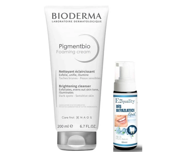 Bioderma Pigmentbio Foaming Cream 200 ml- Diş Beyazlatıcı Köpük Hediye ürün görseli 1