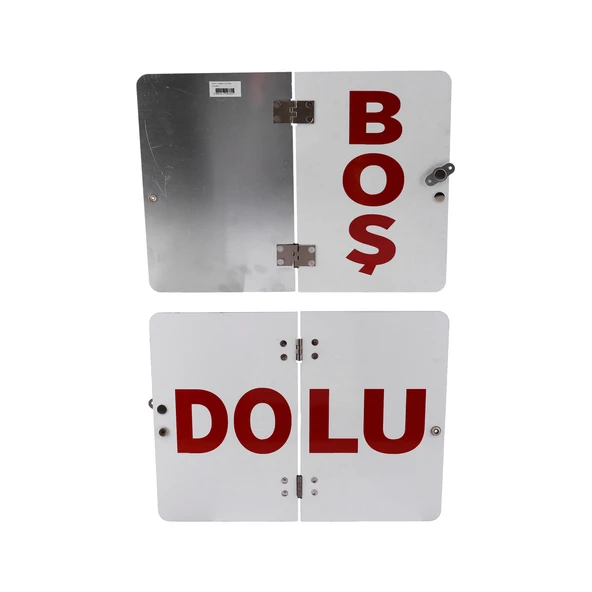 ADR Metal BOŞ- DOLU Uyarı Levhası 40x30 cm Reflektörlü Parlayan Katlanır Uyarı Levha 1 Adet ürün görseli 1