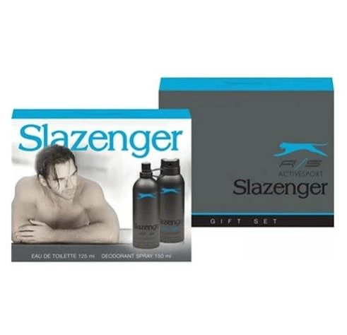 Slazenger Parfüm Edt 125ml + 150ml Erkek Deodorant Kofre Set Mavi ürün görseli 1