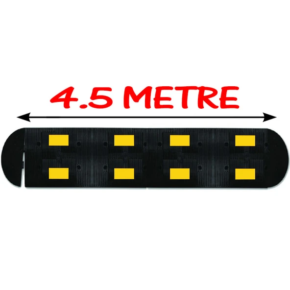 Trafik Kasis Kauçuk Yol Kasisi Hız Kesici Kauçuk Şaseli Kasis 4.5 Metre (50x40 cm) ürün görseli 1