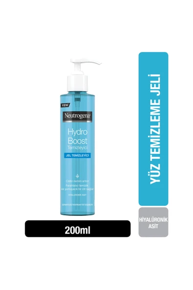 Neutrogena Hydro Boost Water Gel Temizleyici 200 ml ürün görseli 1