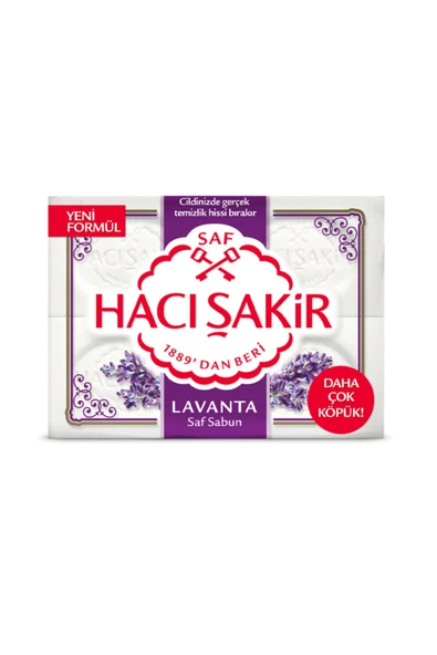 Lavanta Beyaz Kalıp Sabun 4x150gr ürün görseli 1