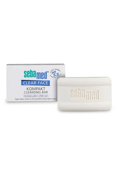 Sebamed ClearFace Sivilce ve Akne Karşıtı Yüz Temizleyici Kompakt Sabun 100 gr ürün görseli 1
