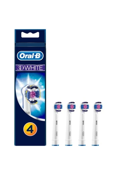 3d White 4'lü Diş Fırçası Yedek Başlığı ürün görseli 1