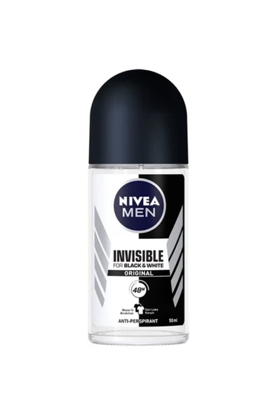 Invisible Black&white Power Roll-on Deodorant 50ml Erkek ürün görseli 1