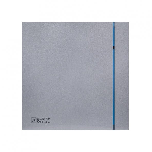 Silent 100 Crz Silver Design Soler Palau Banyo Aspiratör Havalandırma Fanı Debi 85 m3 Dekoratif Banyolar Tasarruflu Estetik AGMair Agm Havalandırma ürün görseli 1