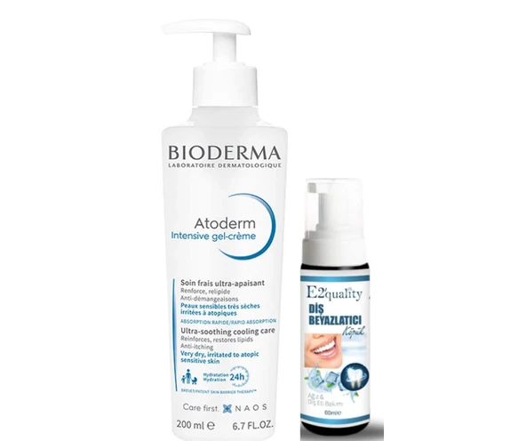 Bioderma Atoderm Intensive Gel Creme 200 ml- Diş Beyazlatıcı Köpük Hediye ürün görseli 1