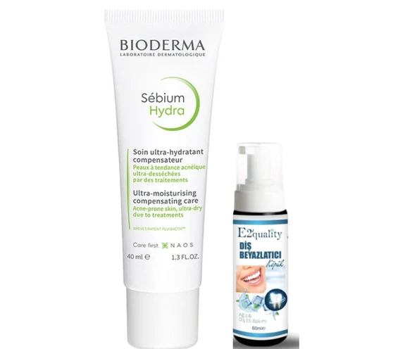 Bioderma Sebium Hydra Krem 40 ml- Diş Beyazlatıcı Köpük Hediye ürün görseli 1