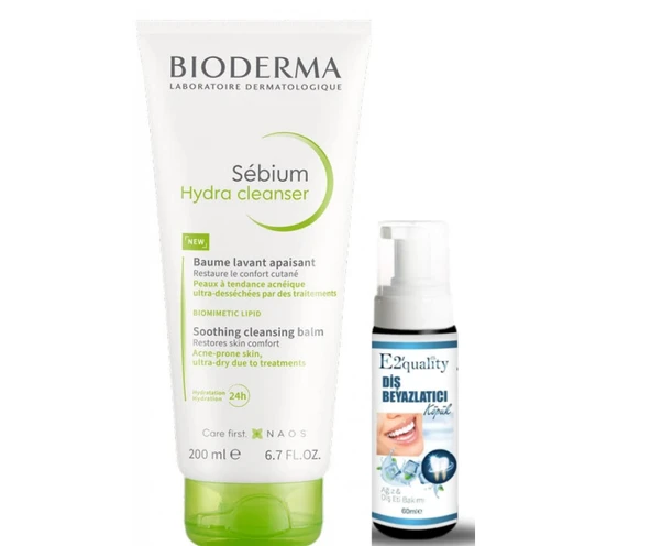Bioderma Sebium Hydra Cleanser 200 ml- Diş Beyazlatıcı Köpük Hediye ürün görseli 1