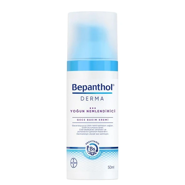 Bepanthol Derma Yoğun Nemlendirici Gece Bakım Kremi 50 ml ürün görseli 1