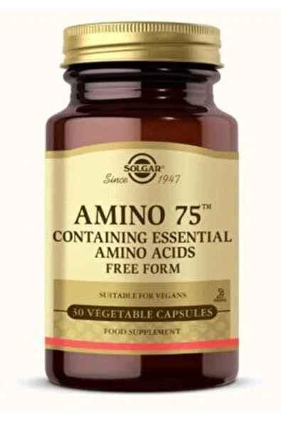 Solgar Amino 75 Amino Asit 30 Kapsül ürün görseli 1