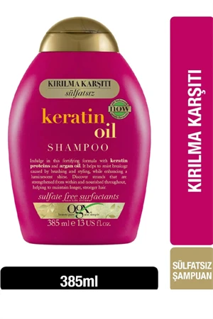 Kırılma Karşıtı Keratin Oil Şampuan 385 ml ürün görseli 1