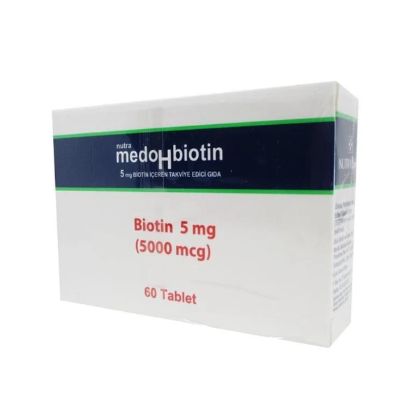 Dermoskin Medobiohtin Tablet 5 Mg 60 Tablet ürün görseli 1