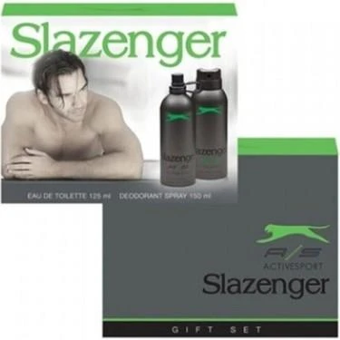 Slazenger Parfüm Edt 125ml + 150ml Erkek Deodorant Kofre Set Yeşil - Diş Beyazlatıcı Köpük Hediye ürün görseli 1