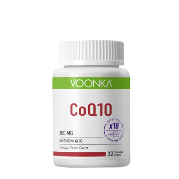 Voonka CoQ10 200mg 32 Yumuşak Kapsül ürün görseli 1