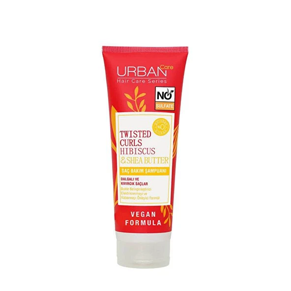 Urban Care Twisted Curls Hibiscus & Shea Butter Saç Bakım Şampuanı ürün görseli 1