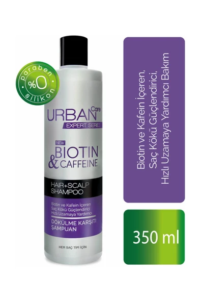 Biotin ve Kafein içeren Saç Kökü Güçlendirici Hızlı Uzamaya Yardımcı Şampuan 350 ml ürün görseli 1