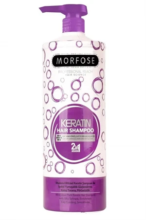 Morfose Keratin 2in1 Şampuan – 1000 ml | Onarıcı & Nemlendirici Bakım | Keratin Destekli Saç Temizliği ürün görseli 1