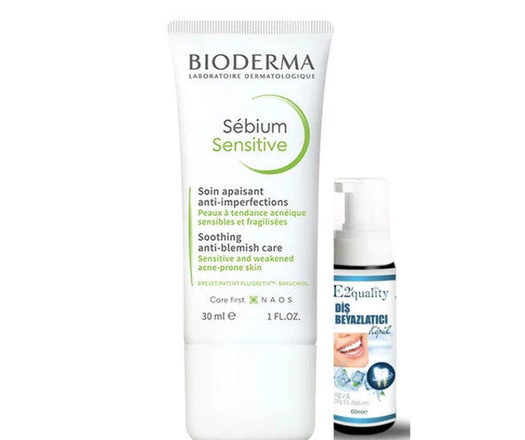 Bioderma Sebium Sensitive Krem 30ml- Diş Beyazlatıcı Köpük Hediye ürün görseli 1