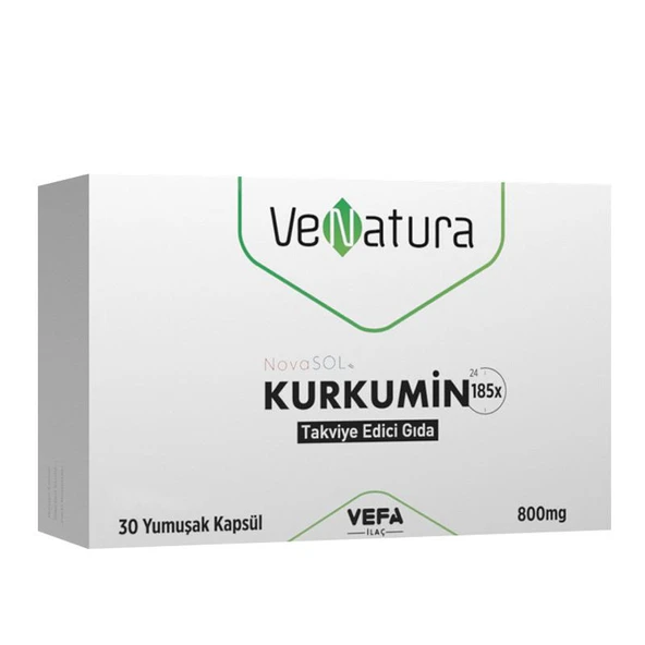 VeNatura NovaSOL Kurkumin Takviye Edici Gıda 30 Kapsül ürün görseli 1