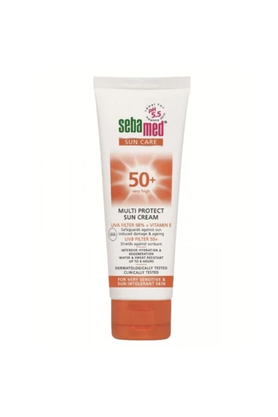 Sebamed Spf 50+ Multi Protect Sun Cream 75 ml ürün görseli 1