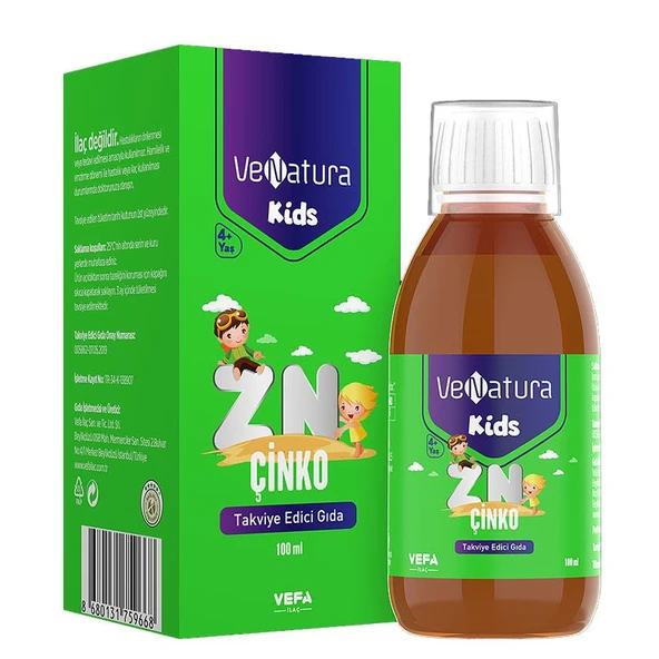 VeNatura Kids Çinko Takviye Edici Gıda 100 ml ürün görseli 1
